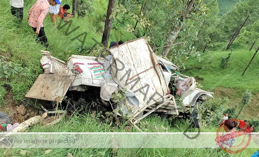 दार्चुलामा जीप दुर्घटना हुँदा ५ जनाको मृत्यु, ४ जना घाइते