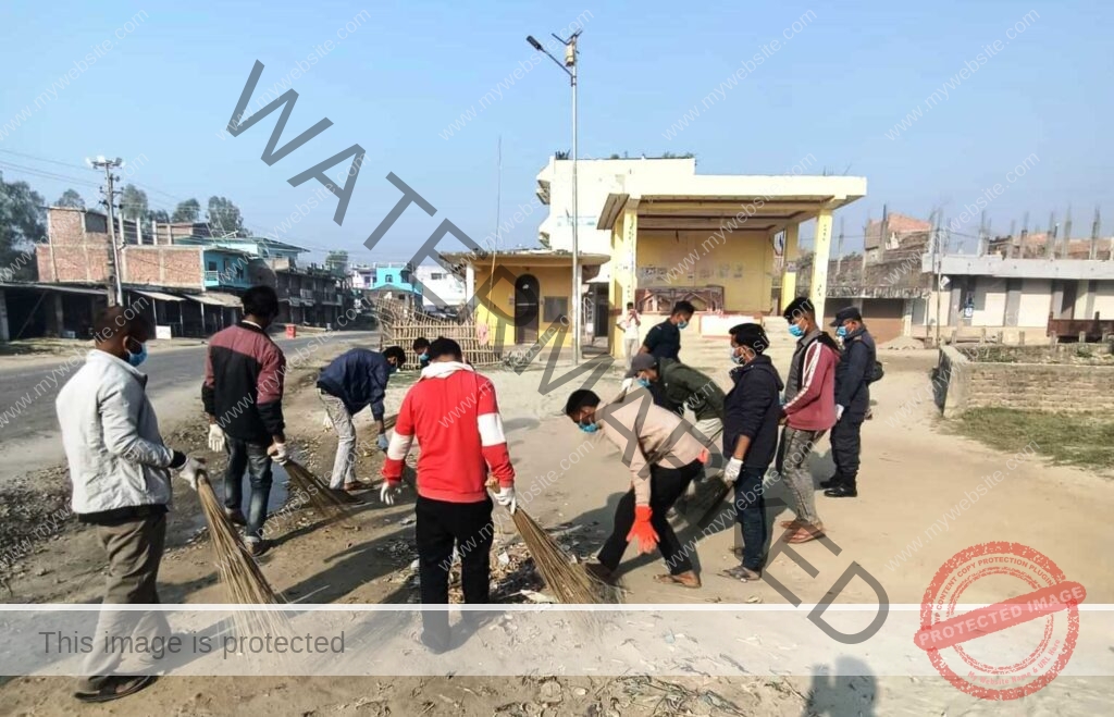 कौडेनाका युवाहरुले गरे कौडेना बजार सरसफाई