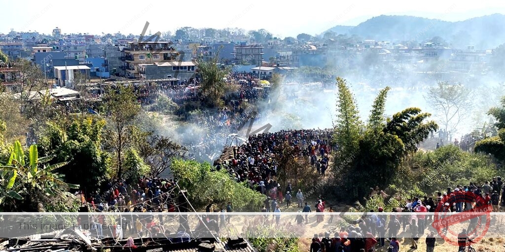 पोखरा विमान दुर्घटनाको शोकमा भोलि सार्वजनिक बिदा